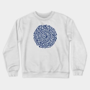 Spiral Snake navy Crewneck Sweatshirt